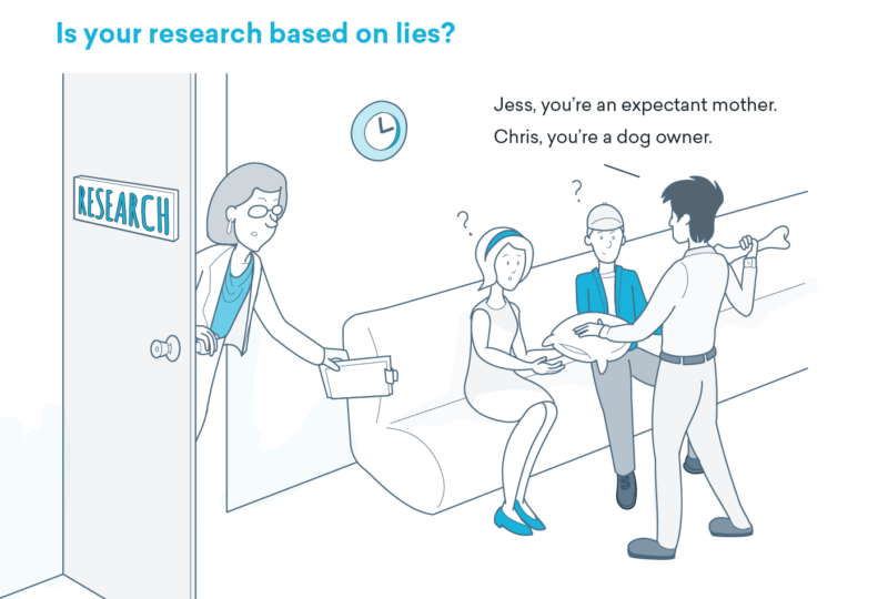 Is your research based on lies?