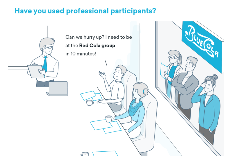 Have you used professional participants?